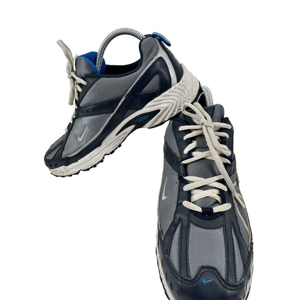 Nike Dart VI Running Shoes 7Y Grey Navy Blue Athletic Sneakers 318835-041